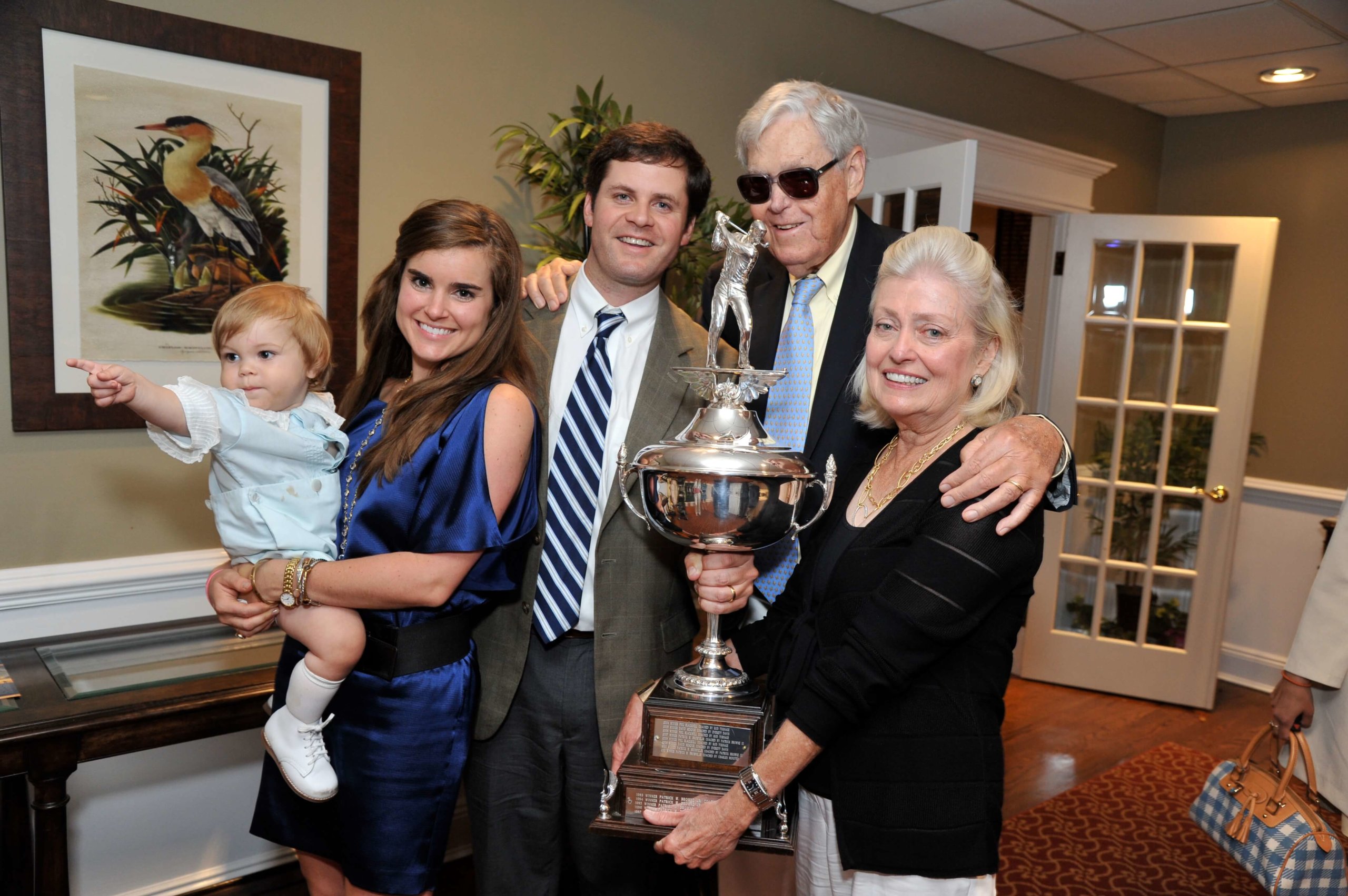 Golf Champion Pat Browne, Jr and family 