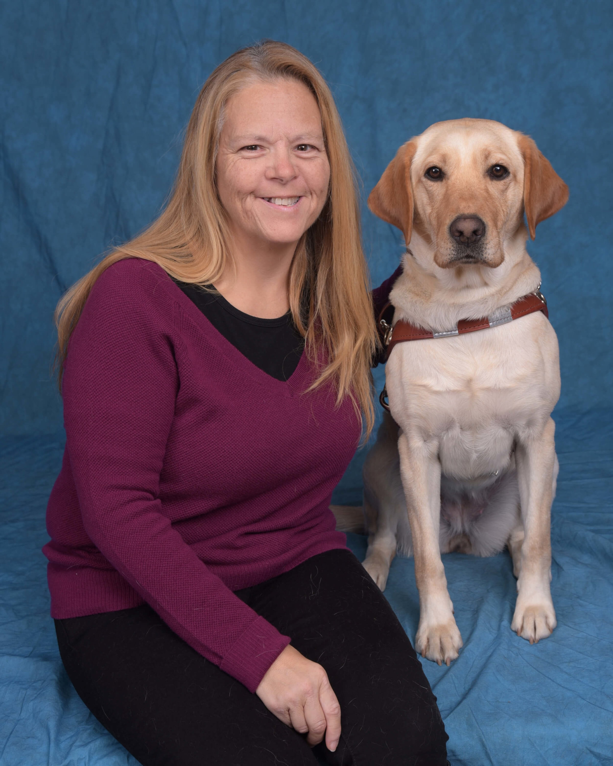 Graduate Annette and guide dog Ginny