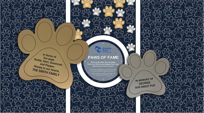 Paws of Fame - Honor that special someone!