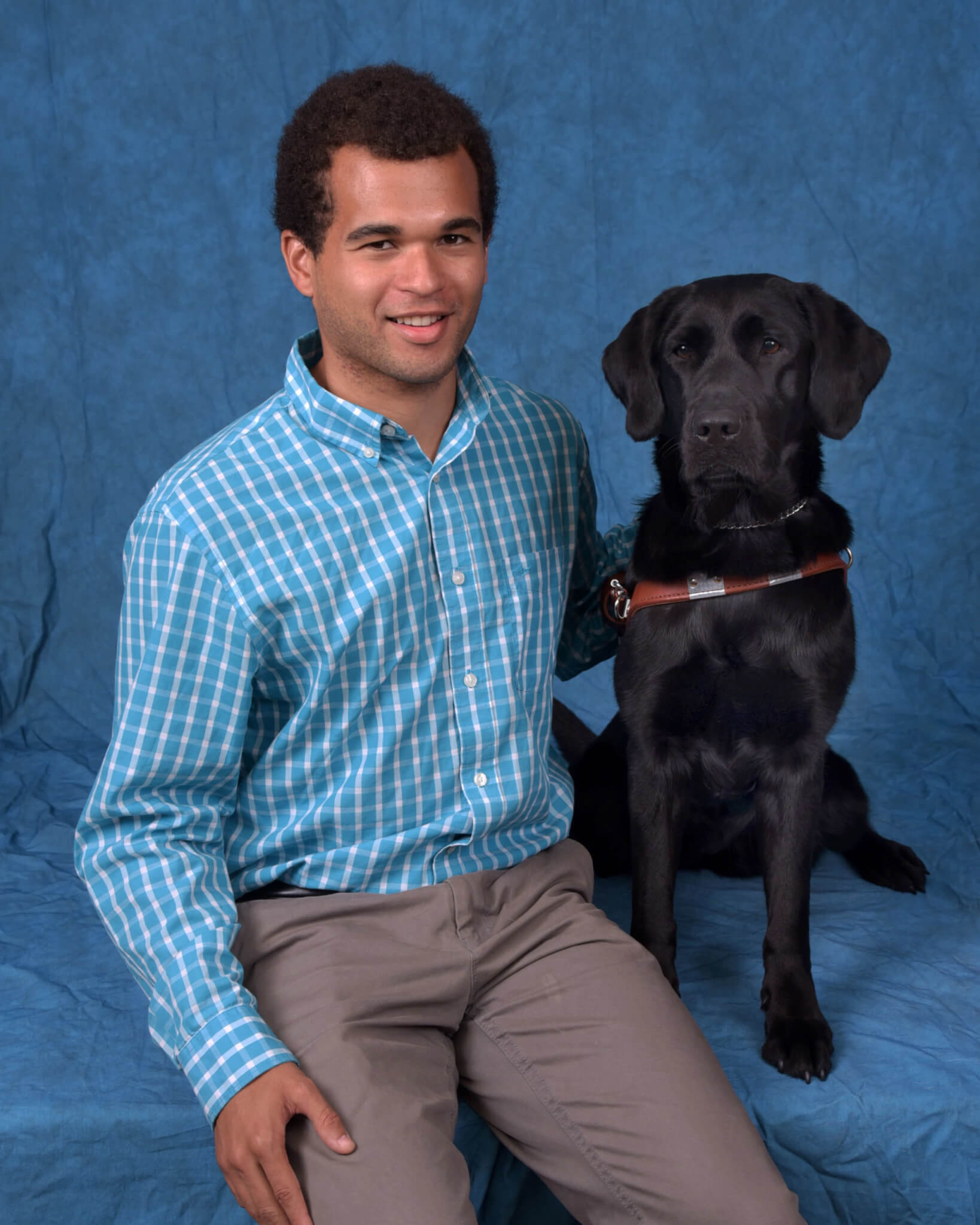 June graduates Chaz and guide dog Tricia