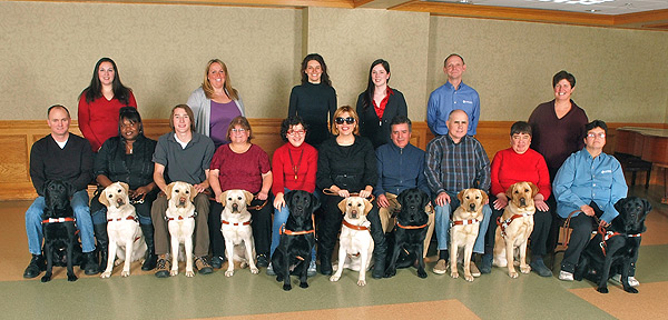 February 2011 Guide dog graduating class