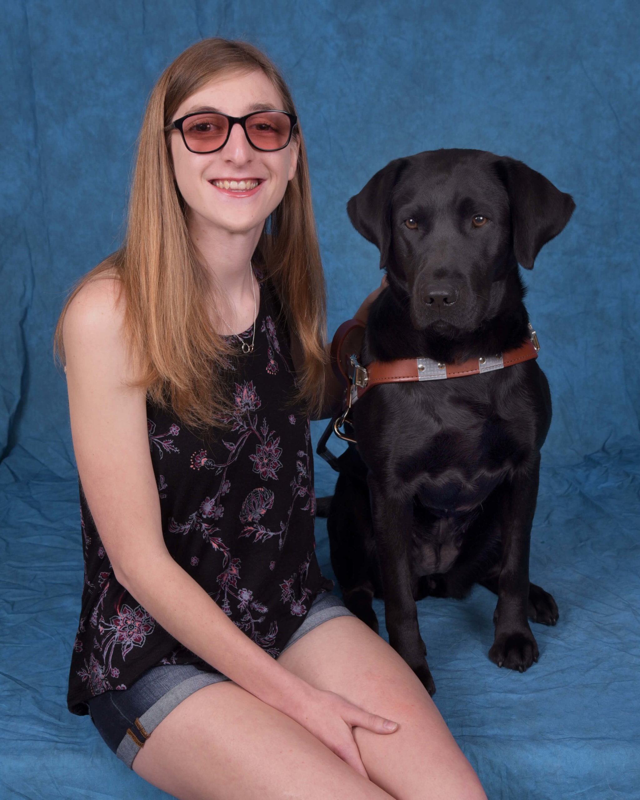 June graduates Maryann and guide dog Lopey