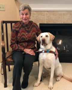 Graduate Mary (Cathy) and Guide Dog Pierce