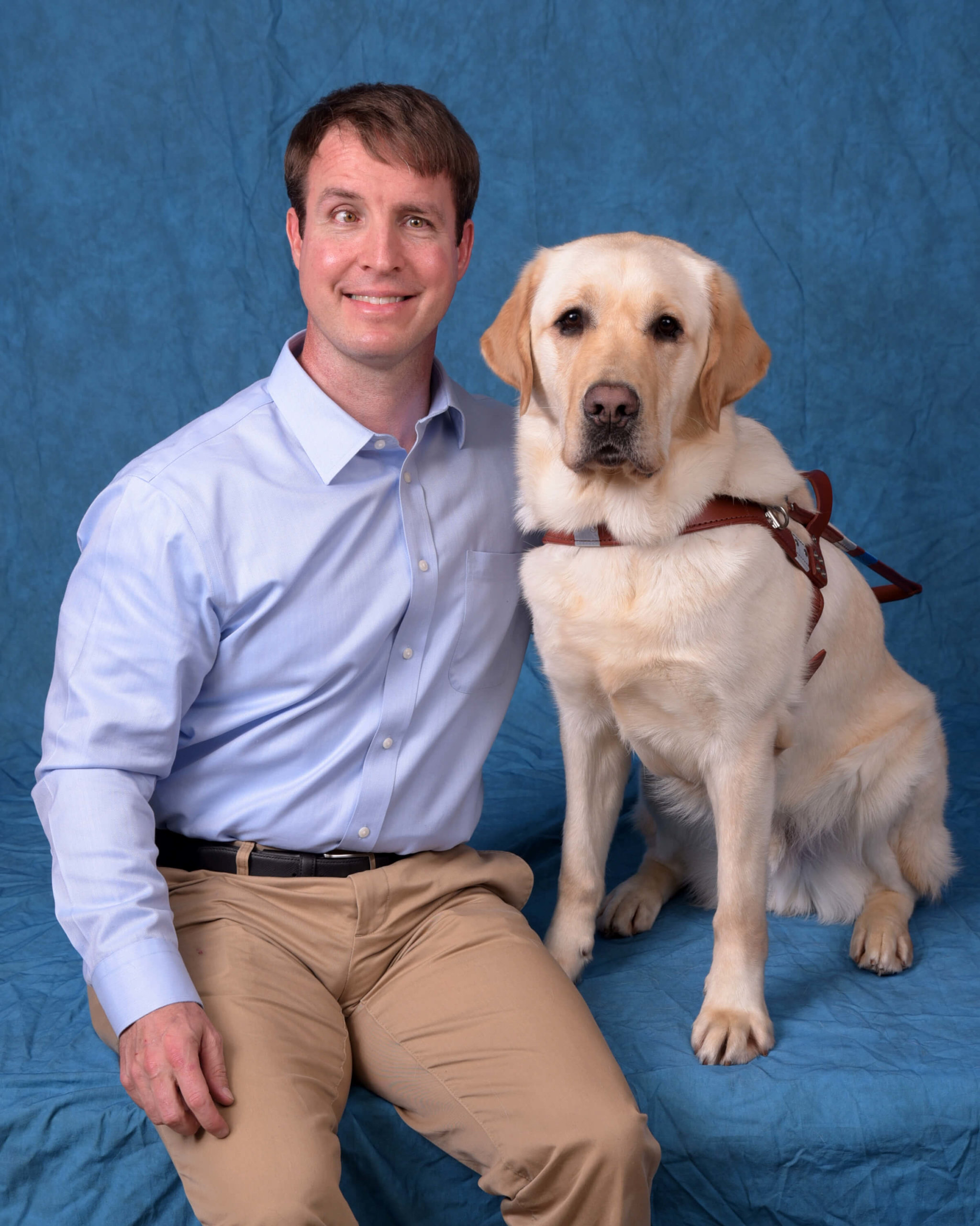 June graduates Patrick & guide dog Hogan