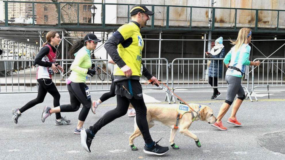 Thomas & Gus run in Half Marathon