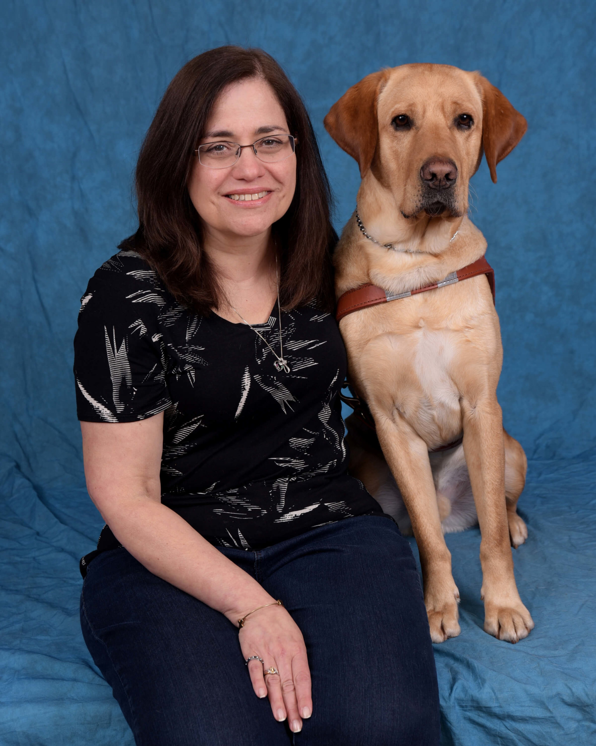 GGraduate Rose and guide dog Freddie
