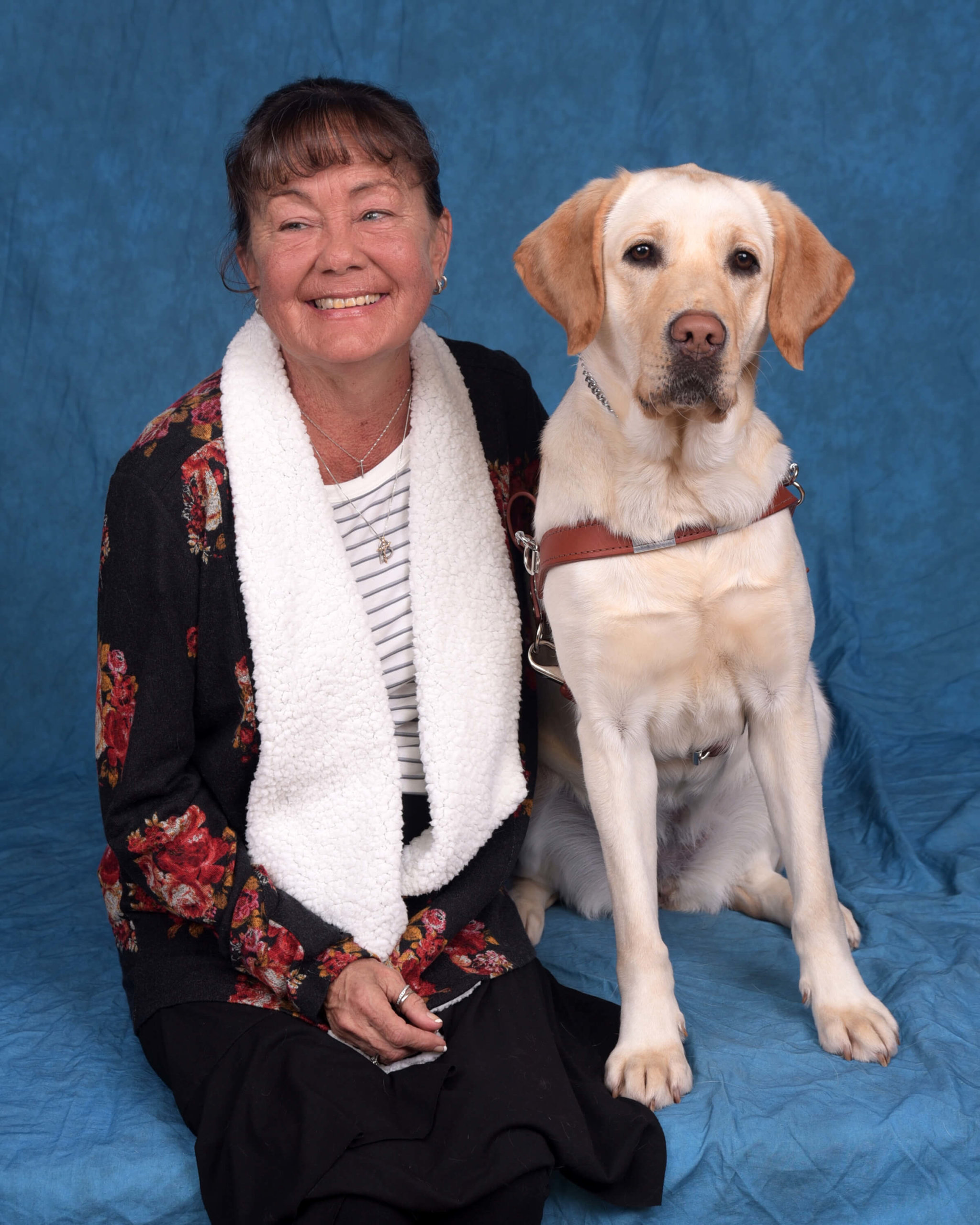 Graduate Sherrel and guide dog Ava