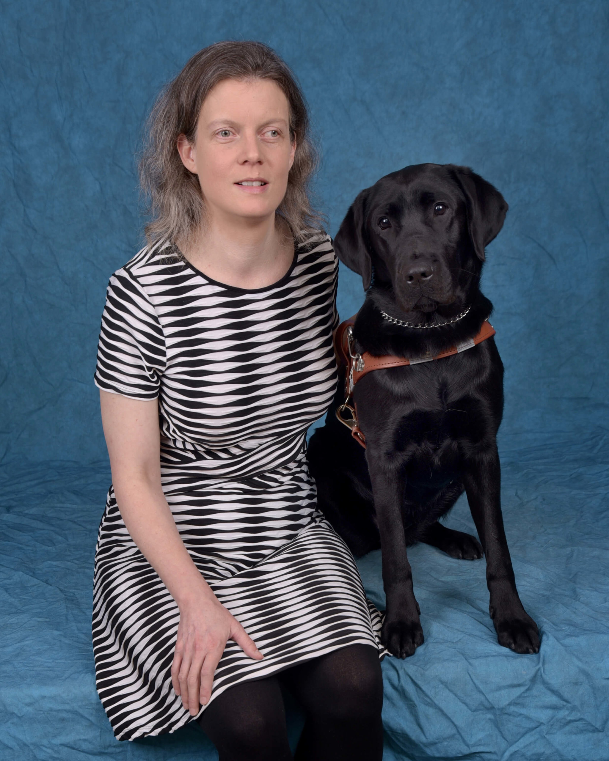 Graduate Tracey and Guide Dog Calla