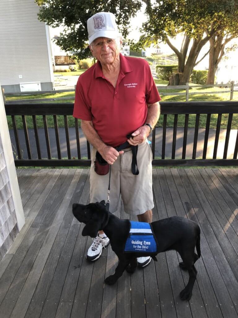 Goodman gets ready for guide dog college with raiser