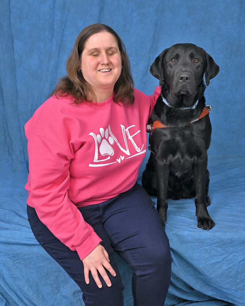 2bb My Guide Dog Chocolate Lab-Braille