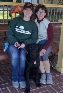 Deb and Mary with Artemis