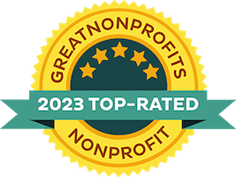 Great Non Profits 2023 top rated badge