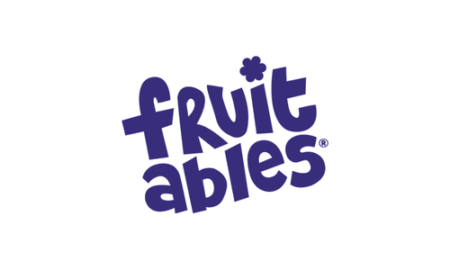Fruitables in an informal font slightly askew